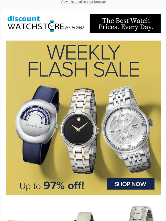 Discount Watch Store Last Chance Weekly Deals End Monday Milled