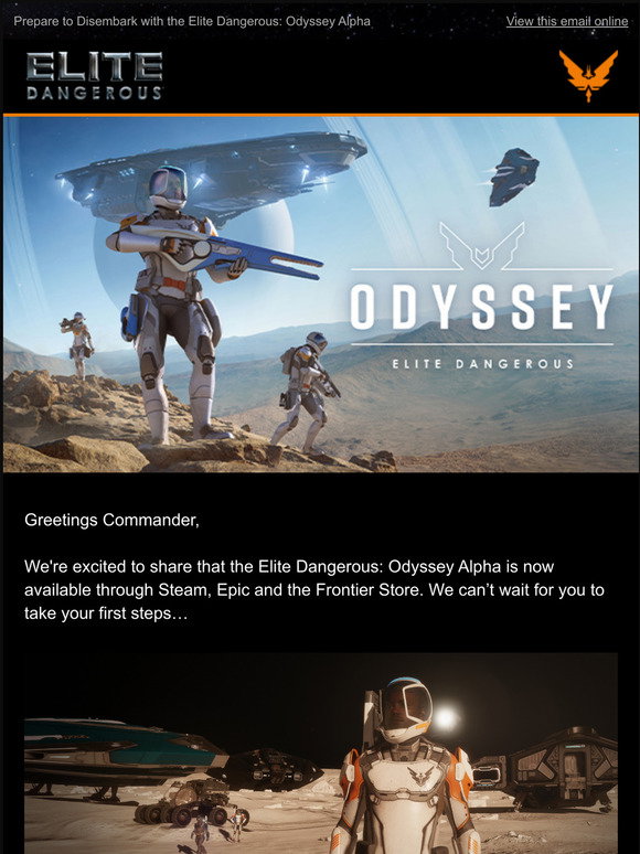Elite Dangerous: Odyssey - Elite Dangerous - Games - Frontier Store