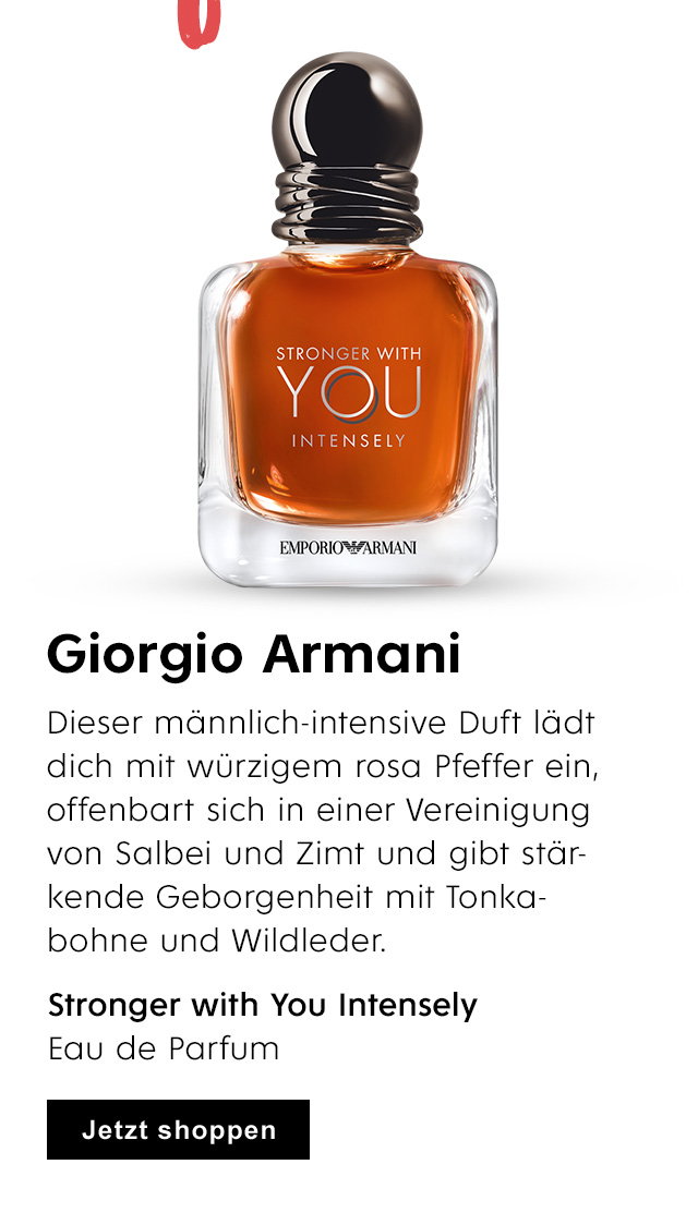 Giorgio Armani Emporio Armani Stronger with You Intensely Eau de Parfum. Jetzt shoppen