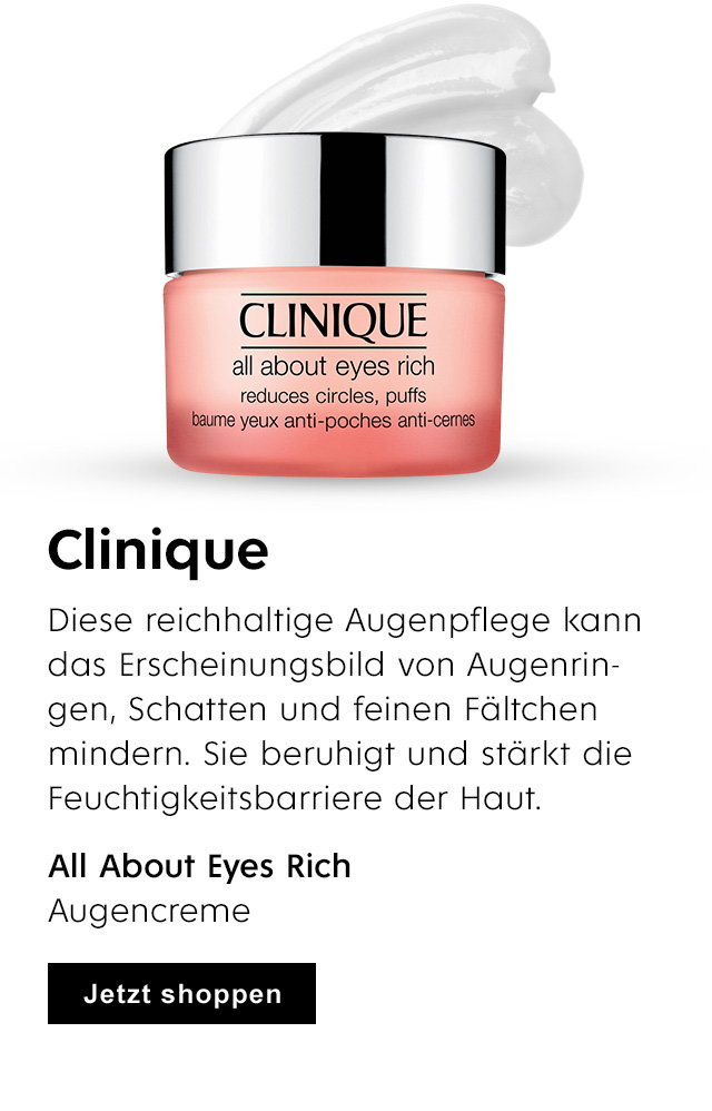 Clinique All About Eyes Rich Augencreme. Jetzt shoppen