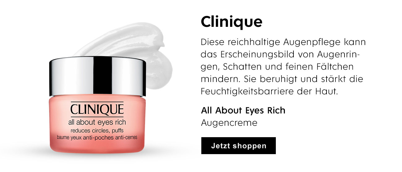 Clinique All About Eyes Rich Augencreme. Jetzt shoppen