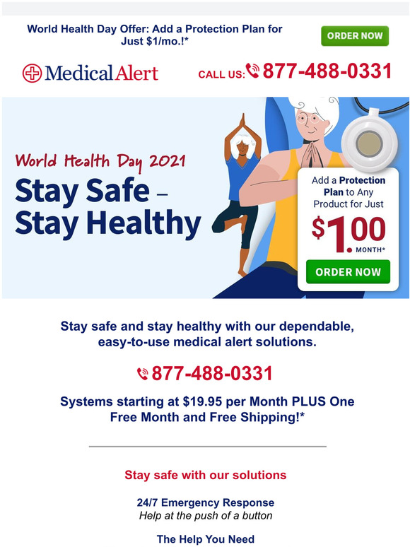 World Health Day Offer:  Add a Protection Plan for Just $1/mo.!*
