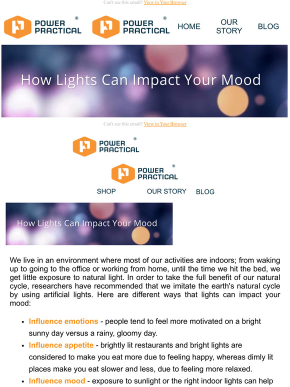 How can lights impact your mood?
