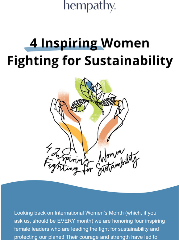 4 Inspiring Women Fighting for Sustainability