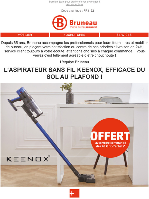 bruneau.fr: 6 cadeaux au choix offerts avec votre commande ! | Milled