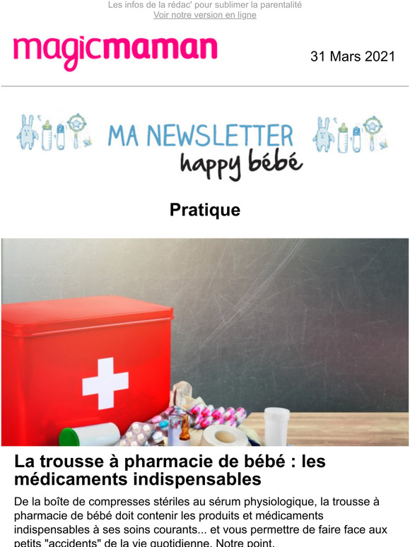 Magicmaman La Trousse Pharmacie De Les Mdicaments Indispensables Milled