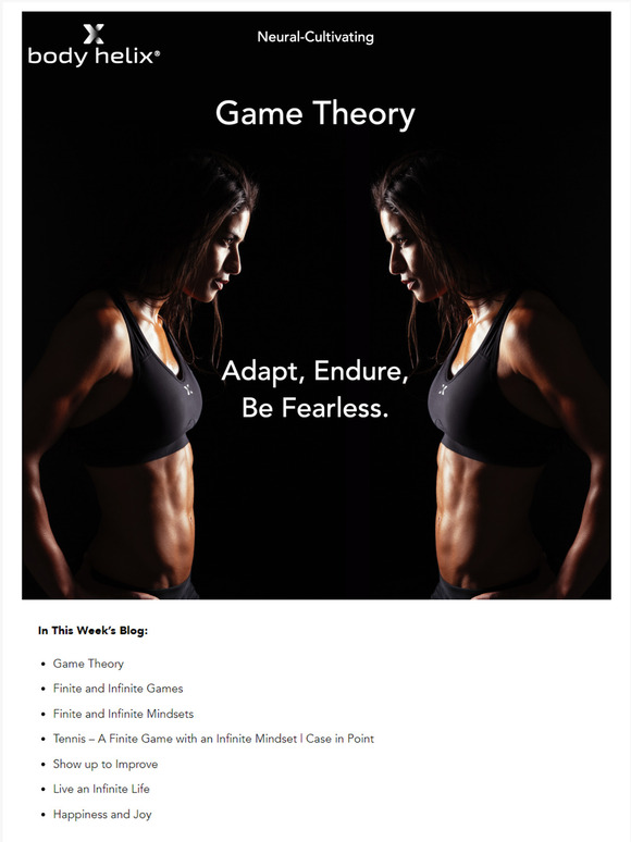  Game Theory: Adapt, Endure, Be Fearless