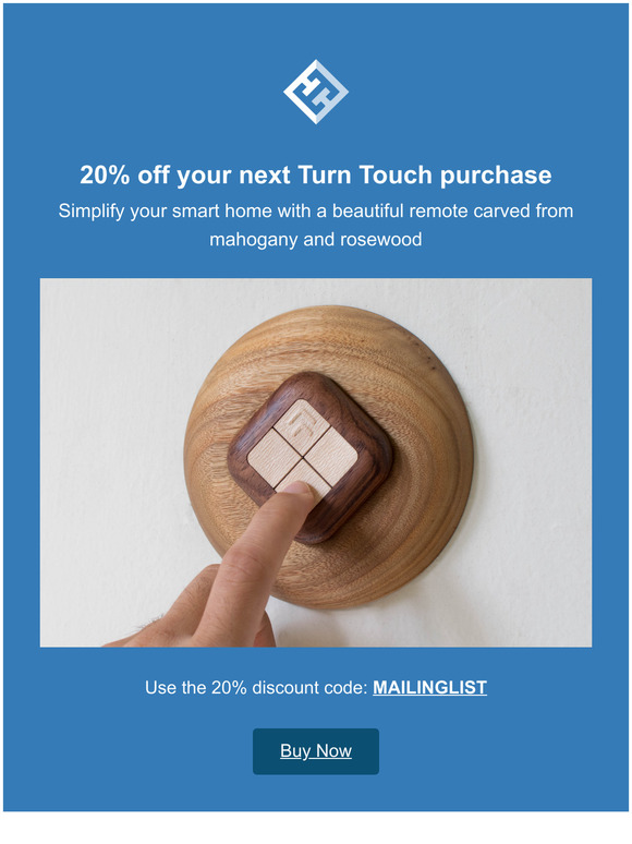 20% off your next Turn Touch