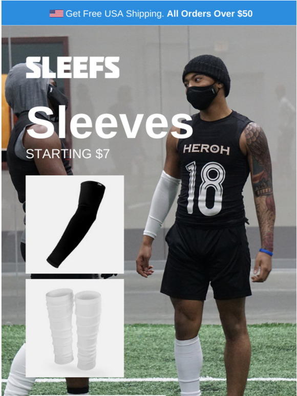 SLEEFS Arm & Leg Sleeves Starting at 7. No Code Needed Milled