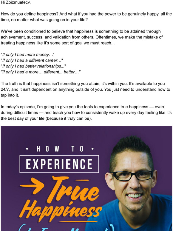 How to Experience True Happiness (In Every Moment)