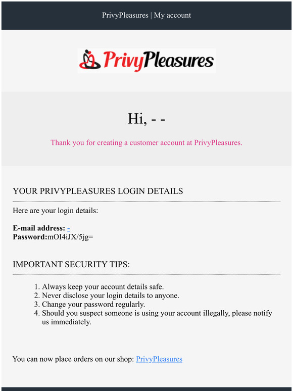 [PrivyPleasures] Welcome!