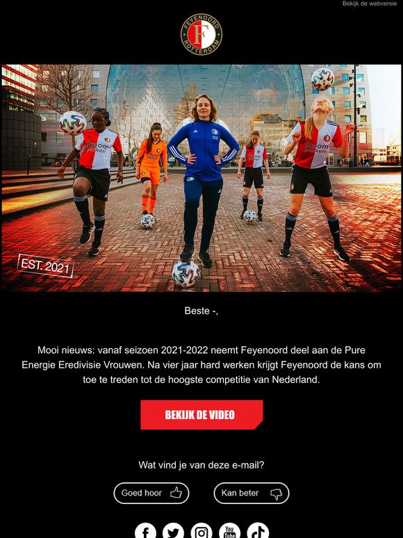 Het is tijd voor Feyenoord Vrouwen 1