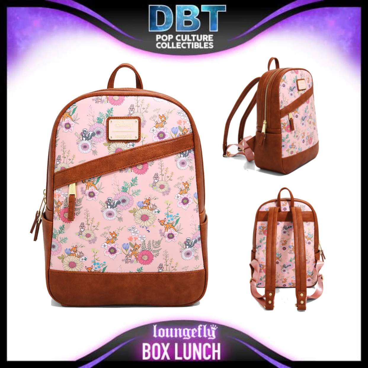 Loungefly Disney Tangled Chiffon Flowers Mini Backpack - Exclusive