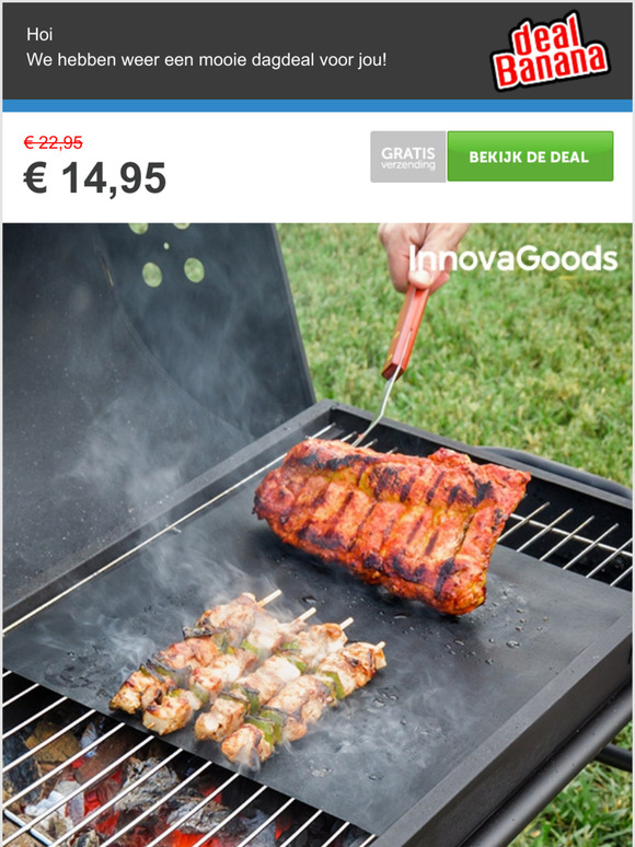  Teflon Grill Mat voor de Oven of BBQ (Pak van 2)