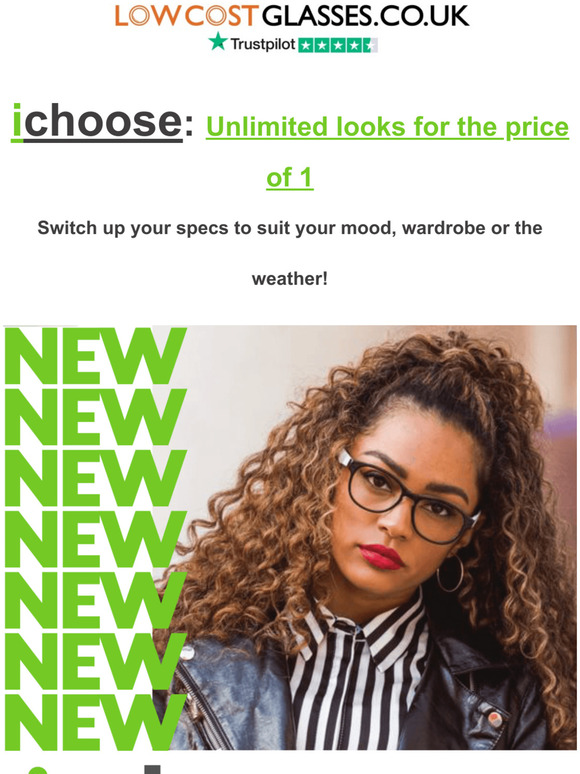 Unlimited looks in ONE! Let's spice up your specs