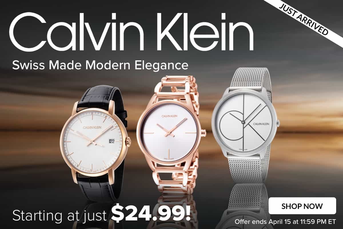 Ashford: CALVIN KLEIN Watches Just Arrived! | Milled