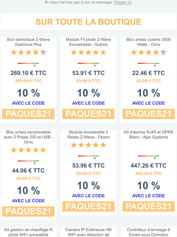  Ceci n'est pas une blague, 10% de remise sur toute la boutique !