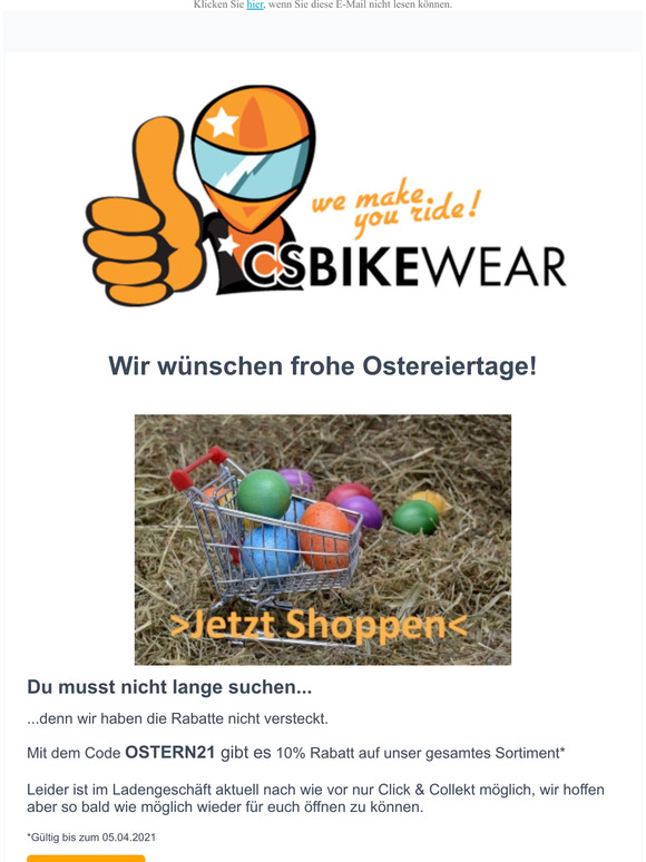 10% Rabatt auf unser gesamtes Sortiment