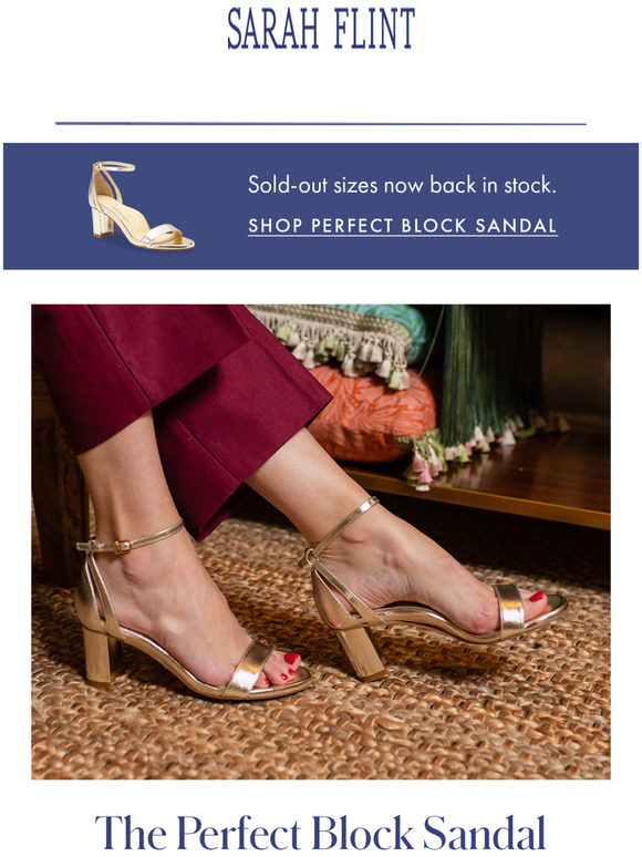 sarah flint perfect block sandal