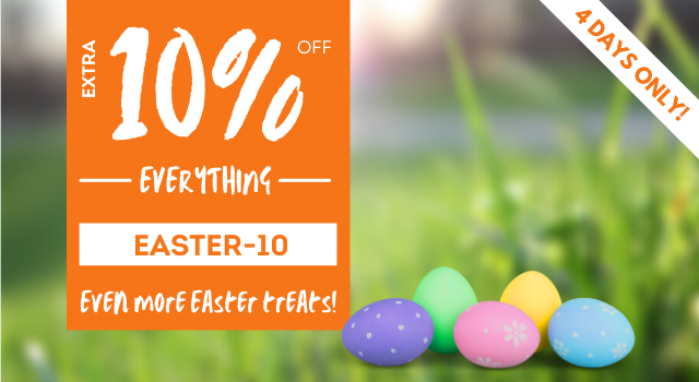 Extra 10% off Easter treats