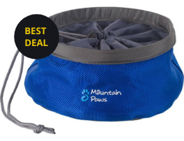 Mountain Paws Collapsible Dog Food Bowl