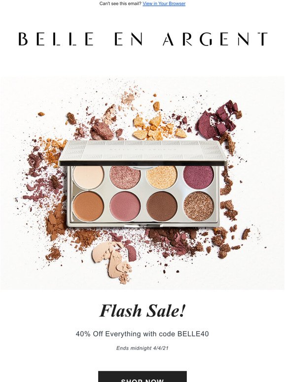 Flash Sale Starts Now! Take 40% Off