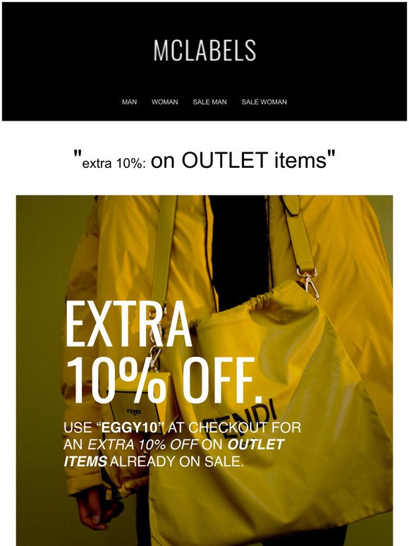 Time to refresh your wardrobe! Get an extra 10 off%
