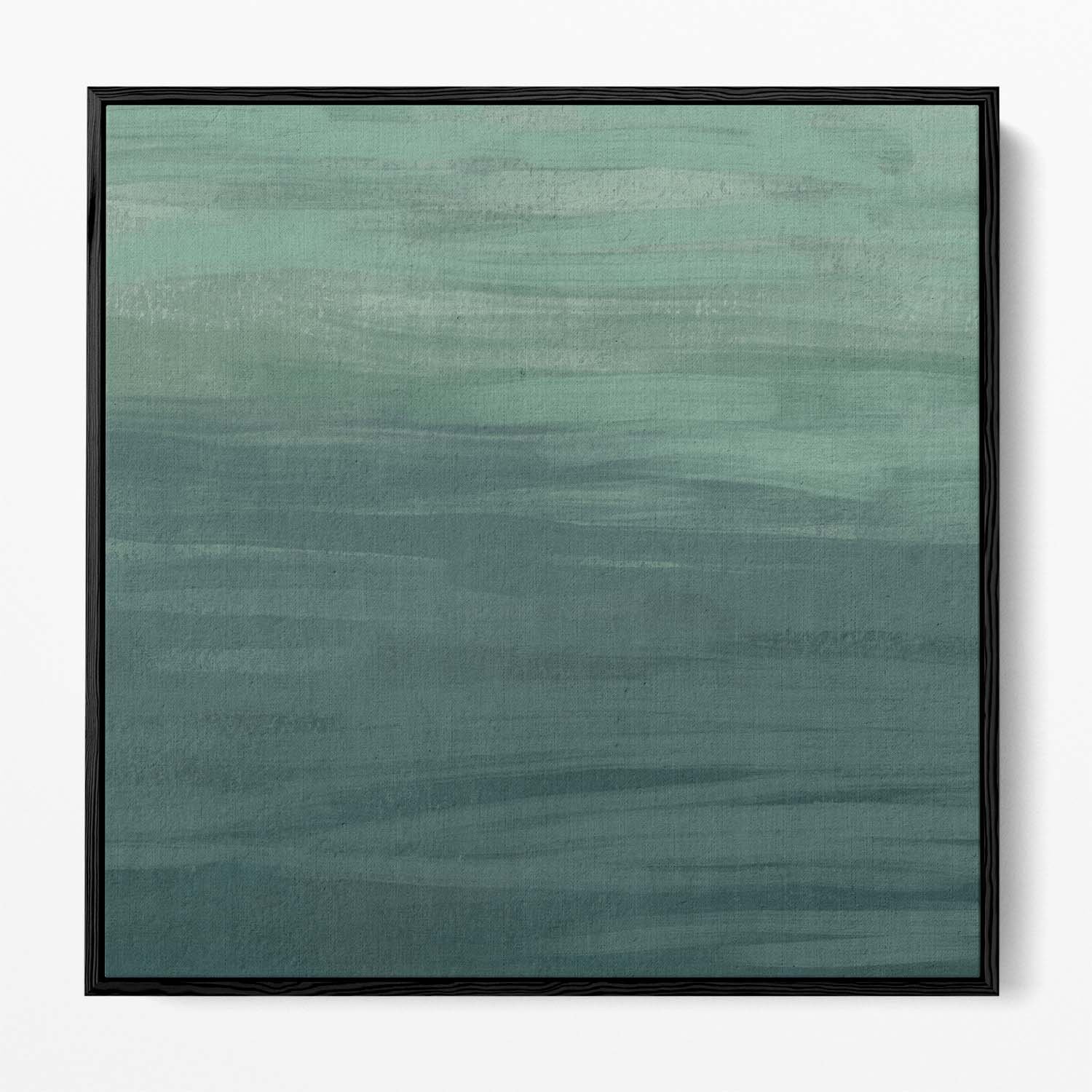 Image of Serene Green Abstract Canvas Print