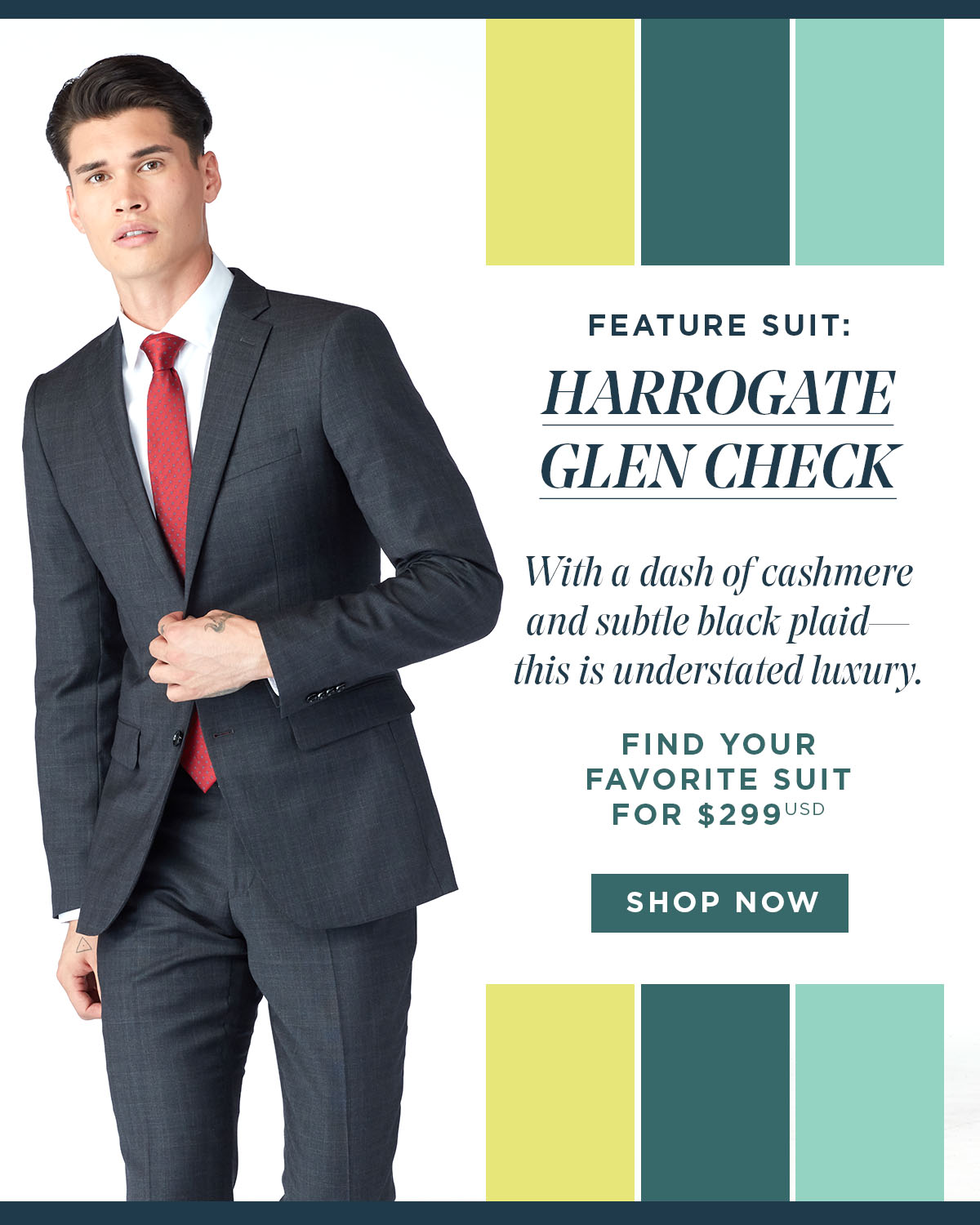 Harrogate Black Suit