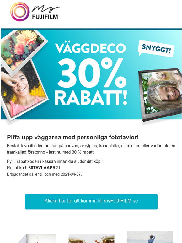 myFUJIFILM Email Newsletters: Shop Sales, Discounts, and Coupon 