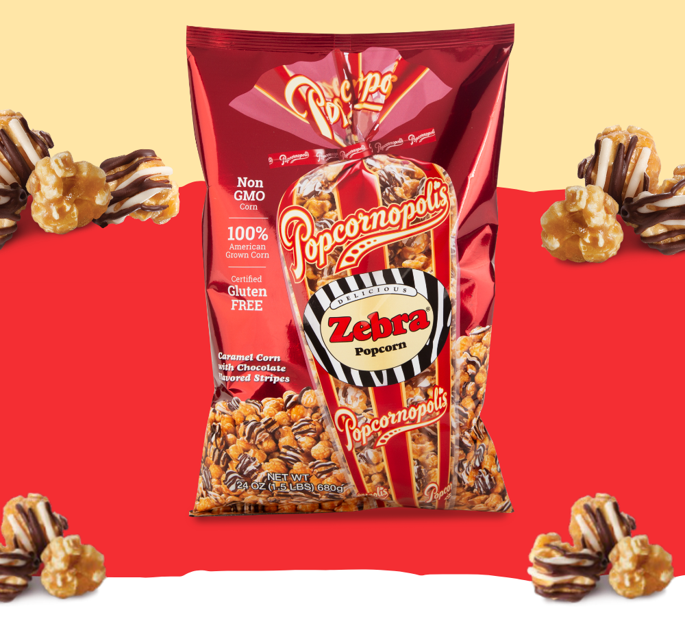 Popcornopolis Zebra Popcorn Is Now At Costco! Milled