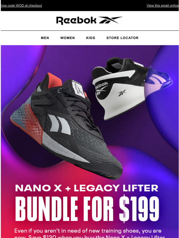 reebok nano and lifter bundle