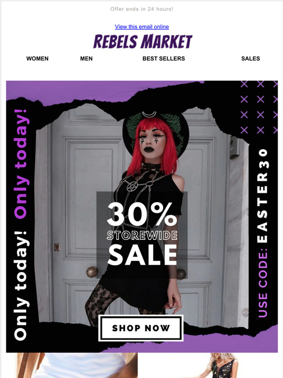 RebelsMarket 30 OFF Storewide! Milled