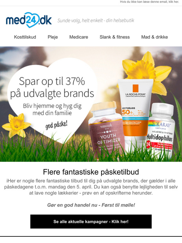 Op til -37% p flere udvalgte brands