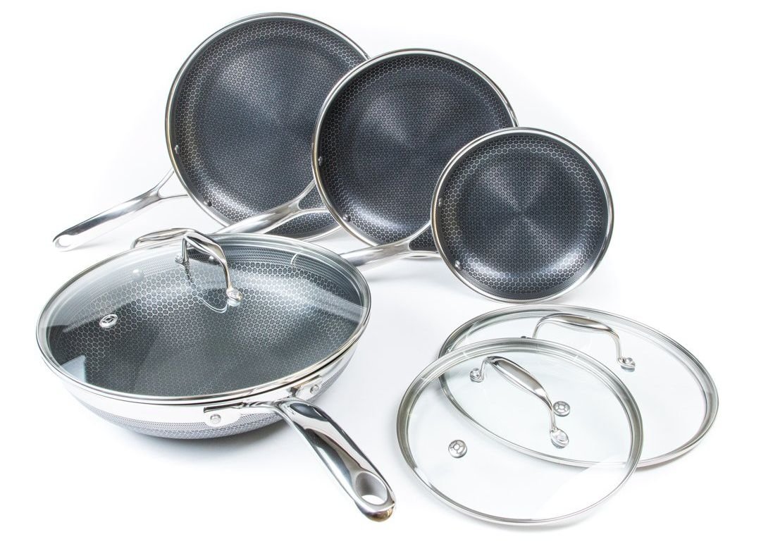 HexClad Hybrid 13 Piece Stainless Steel Cookware Set Indonesia