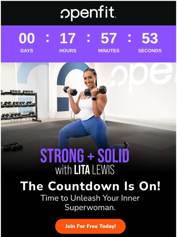  Get Strong + Solid in 4 Short Weeks with Lita Lewis!