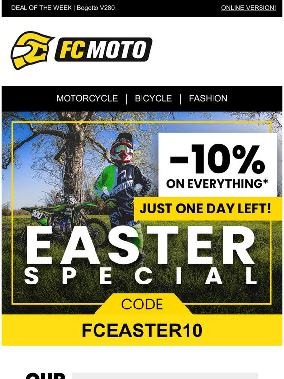 Fc Moto De Only Today 10 Easter Sale Milled