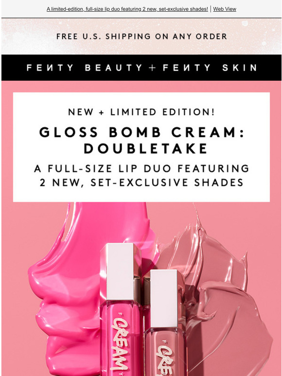 Fenty Beauty New Gloss Bomb Cream Doubletake Milled