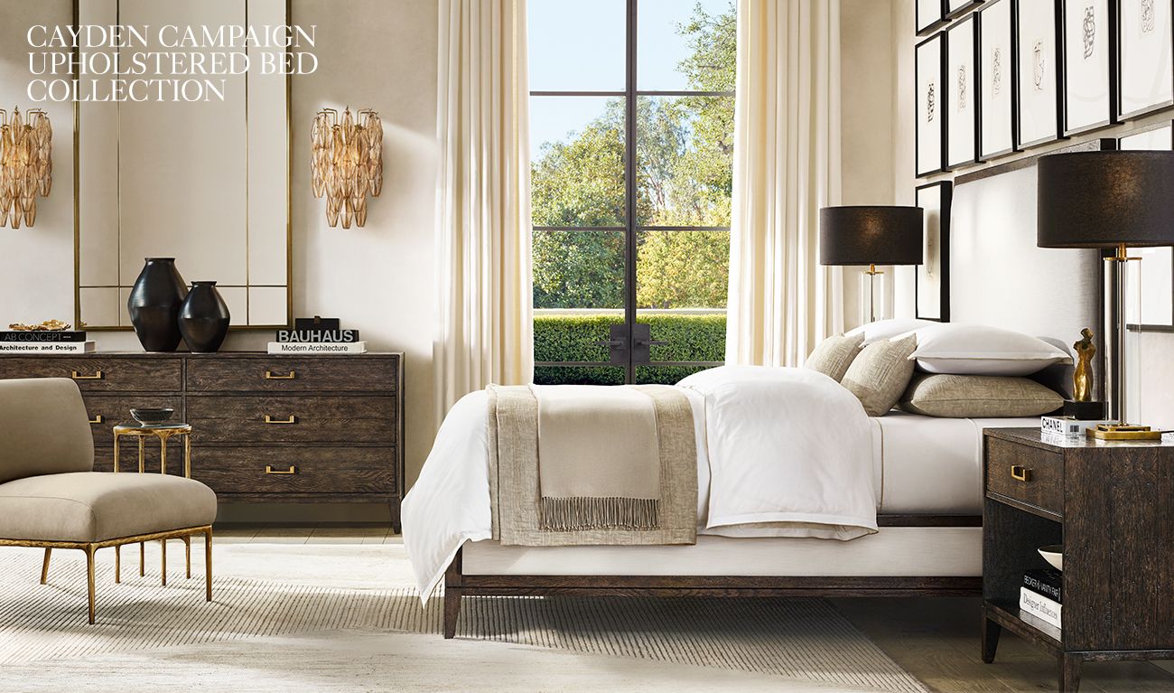 Restoration Hardware The Cayden Campaign Collection in Solid Oak Milled