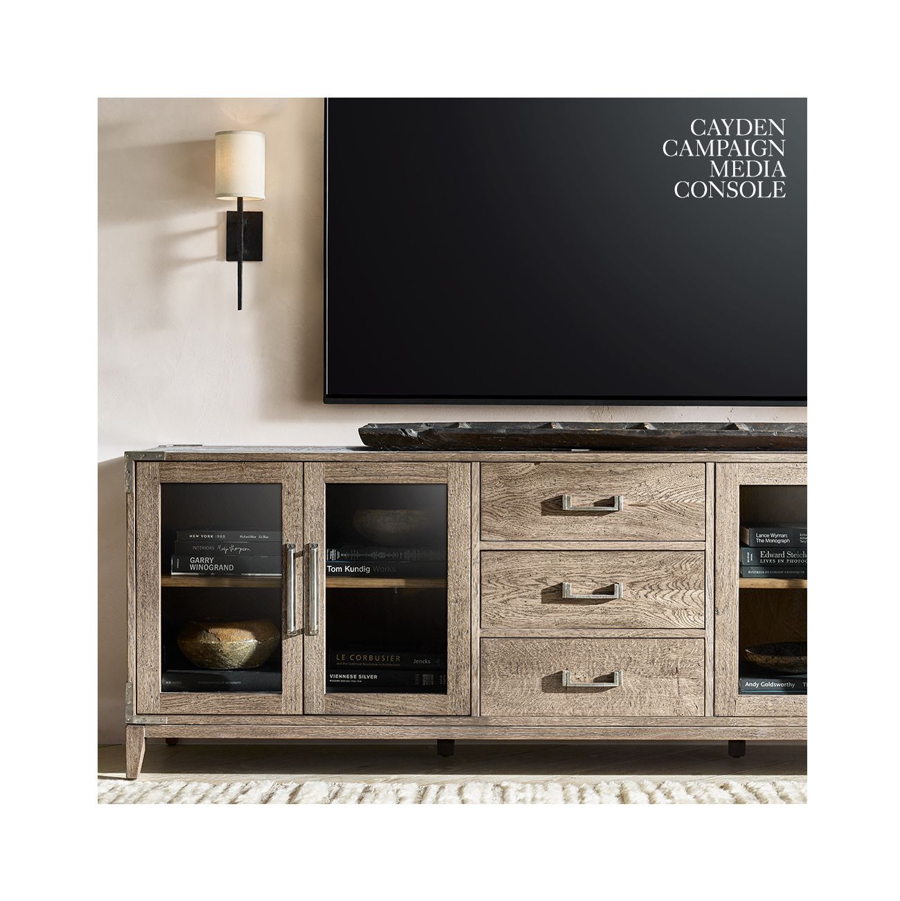 Restoration Hardware The Cayden Campaign Collection in Solid Oak Milled