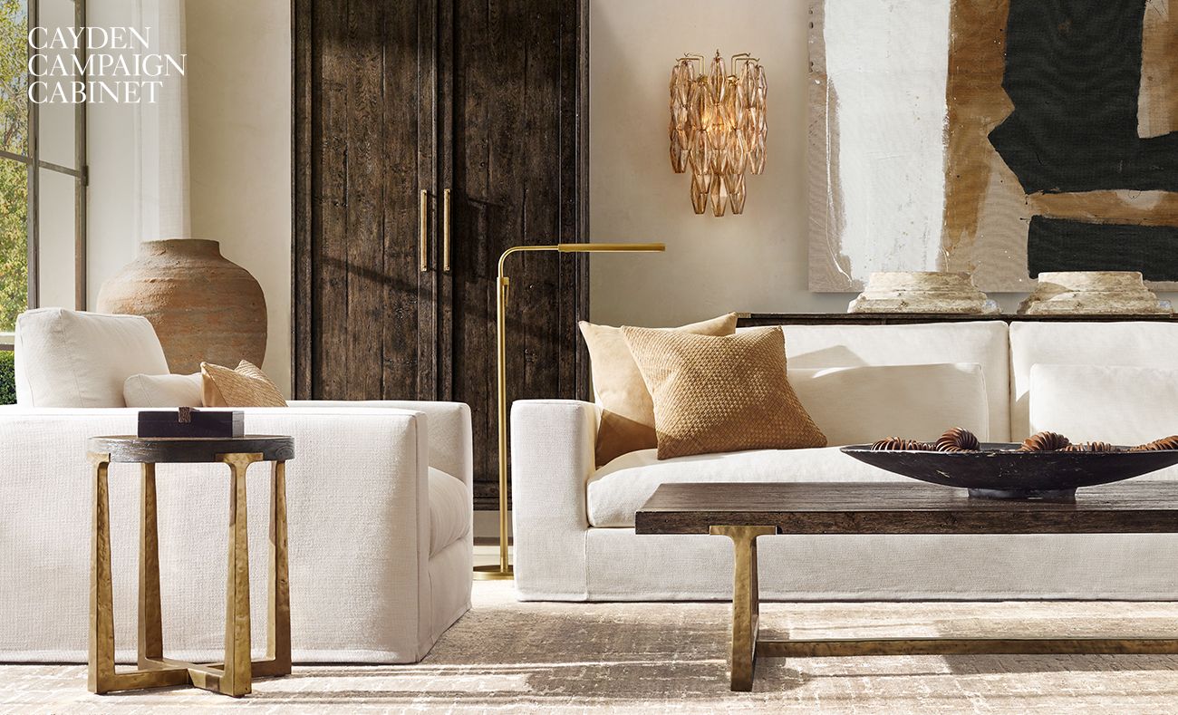 Restoration Hardware The Cayden Campaign Collection in Solid Oak Milled