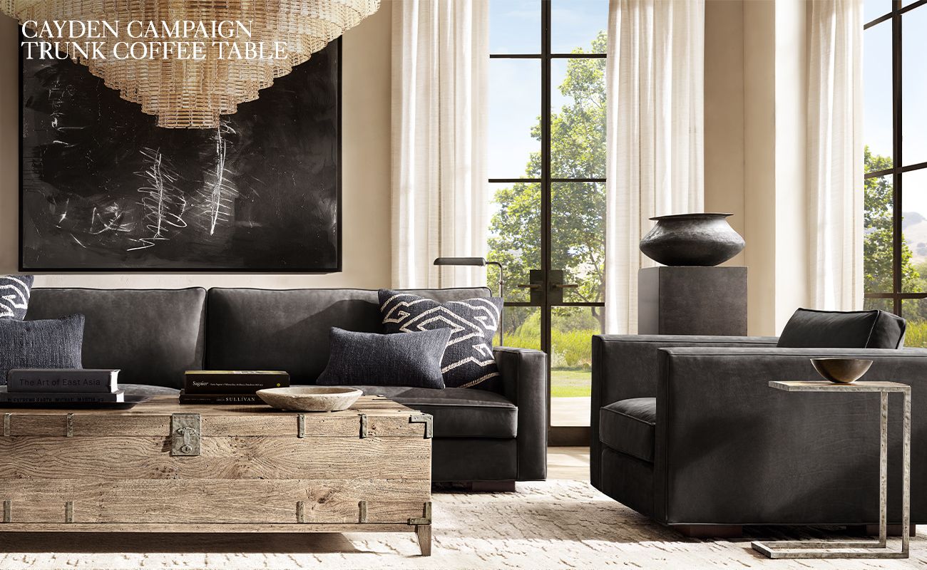 Restoration Hardware The Cayden Campaign Collection in Solid Oak Milled