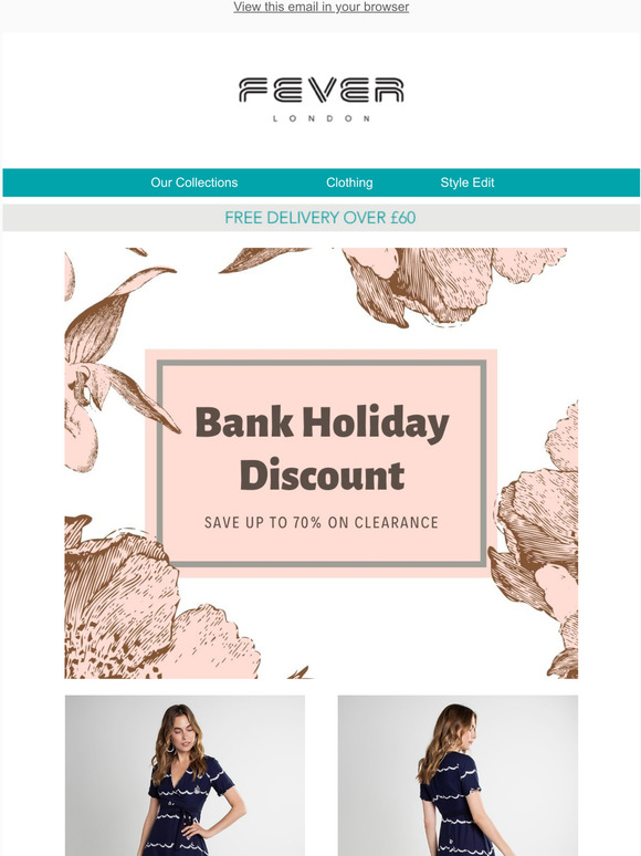 BANK HOLIDAY DISCOUNTS!
