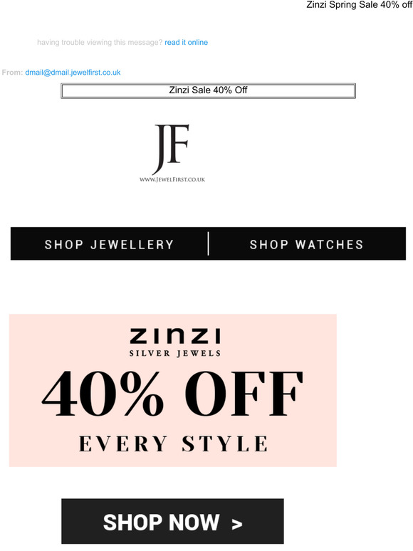 Zinzi Spring Sale 40% off