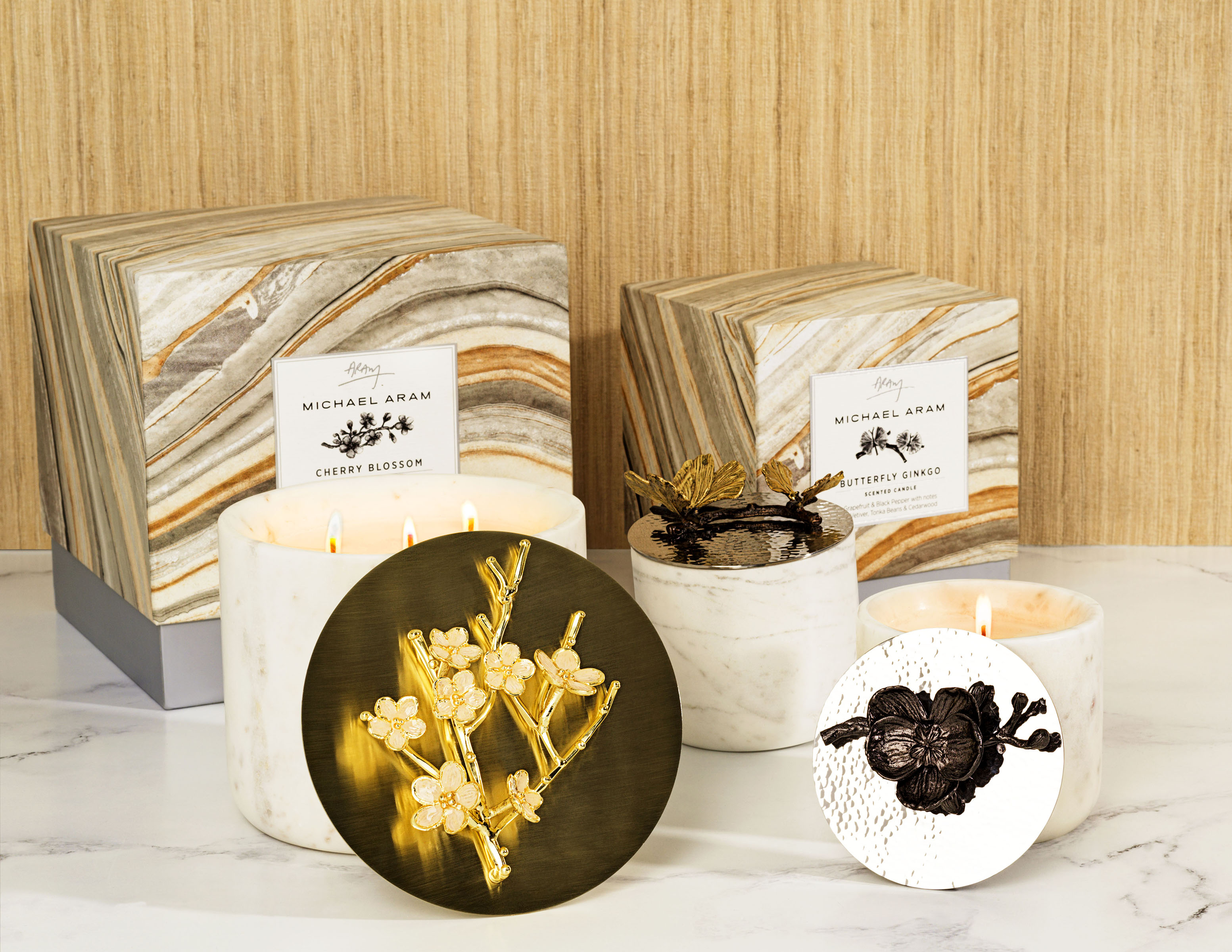 Michael Aram: [30% OFF NOW] Luxe Marble Candles