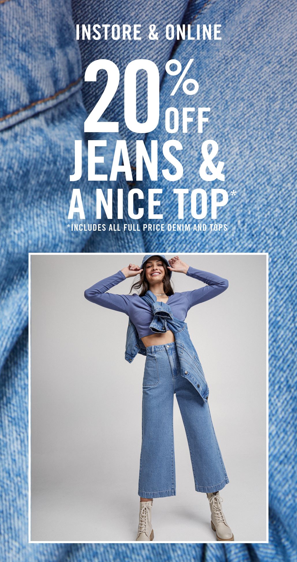 Sportsgirl: 20% Off Jeans \u0026 A Nice Top 