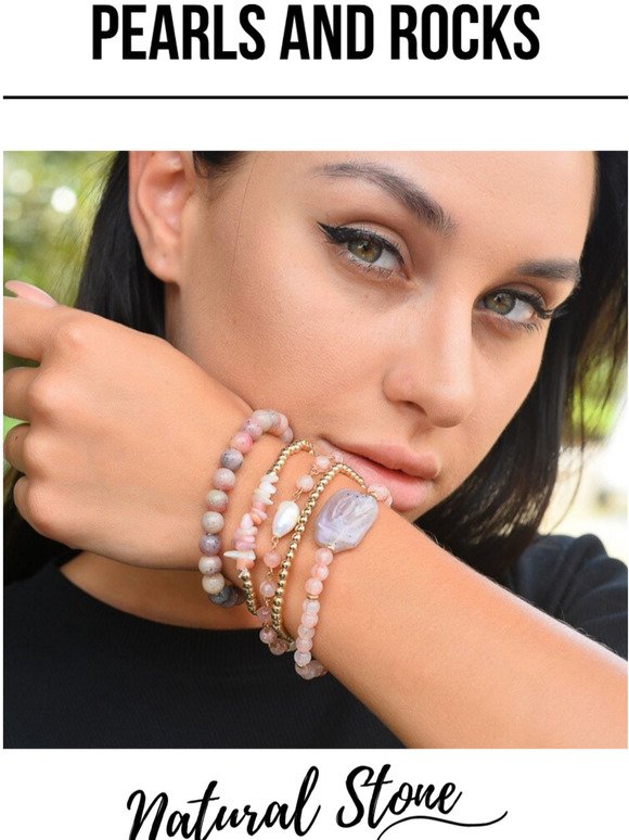 NEW! NATURAL STONE BRACELETS + 20% OFF STOREWIDE