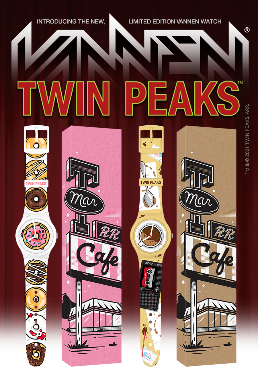 Twin Peaks x Vannen watches