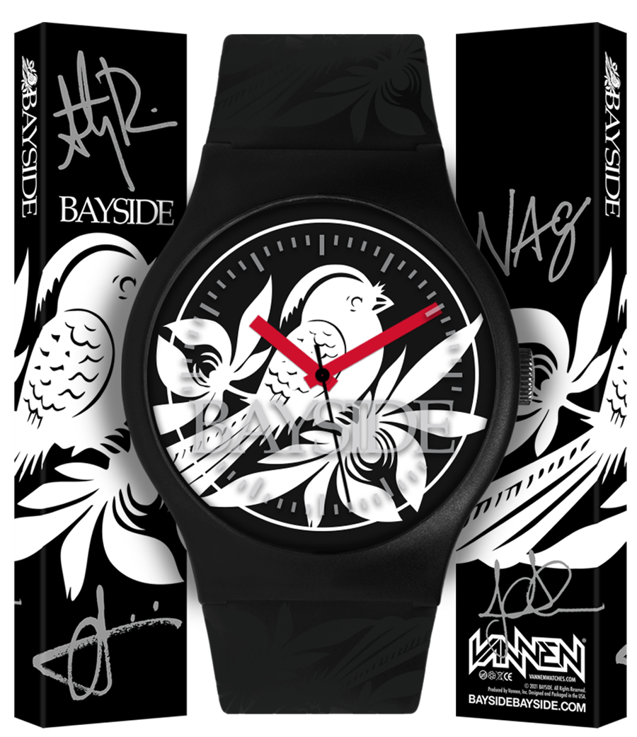 Bayside vannen watch and packaging