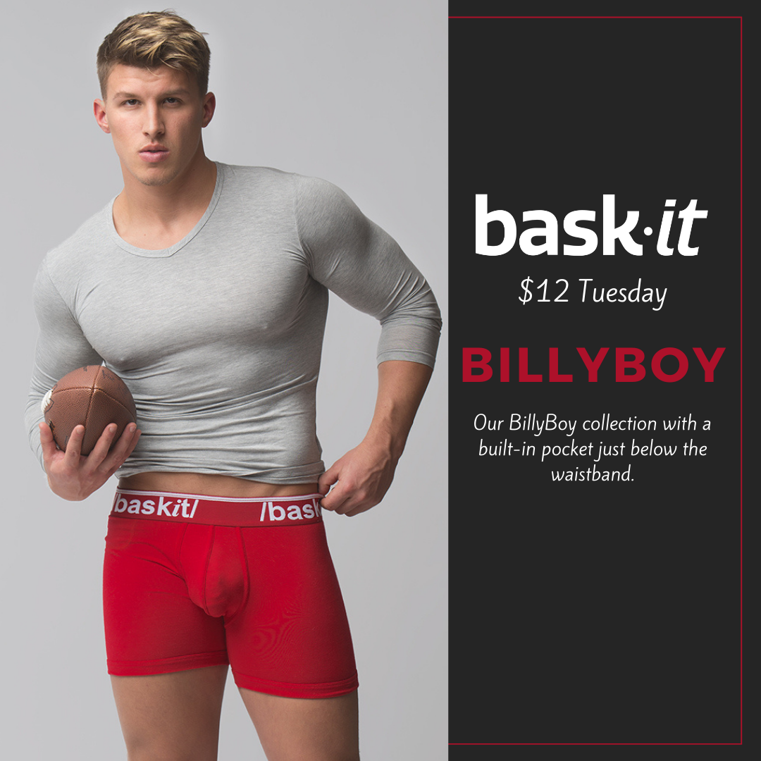 Baskit Wear: Bright Boxer Brief. 50% Off. Today Only.